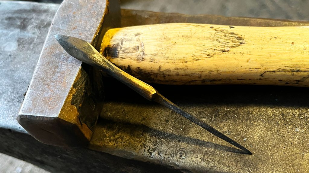 Arrow Smithing Experience Day, learning to make authentic Medieval arrow heads in the blacksmith forge